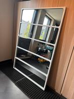 Grote stoere spiegel metaal wit 180x123, Huis en Inrichting, Woonaccessoires | Spiegels, Ophalen, Zo goed als nieuw, Rechthoekig