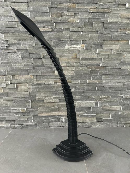 Vintage 1970 tafellamp zwart ‘snake’ Mario Bertorelle, Huis en Inrichting, Lampen | Tafellampen, Zo goed als nieuw, 75 cm of meer