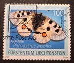 Liechtenstein vlinder, Postzegels en Munten, Postzegels | Thematische zegels, Ophalen of Verzenden, Dier of Natuur