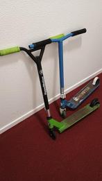 Twee stuntsteps – goed gebruikt maar stevig!, Fietsen en Brommers, Steps, Ophalen, Gebruikt, Gewone step