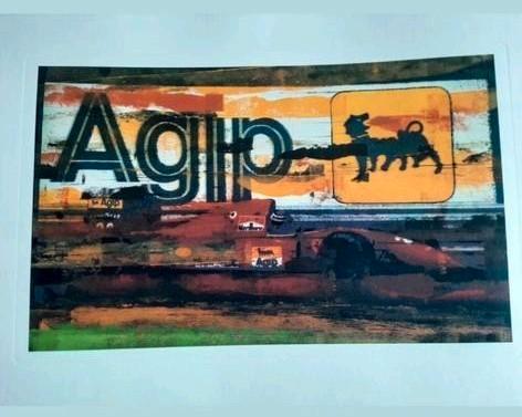 Ferrari Agip Litho's F1 Zeldzaam Verzamelobject, Antiek en Kunst, Kunst | Litho's en Zeefdrukken, Ophalen
