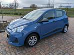 Hyundai i10 1.0i Active 66pk 2017 Blauw, Auto's, Voorwielaandrijving, Stof, Zwart, Origineel Nederlands