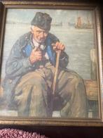 Pijp rokende visser, Ophalen