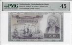 20 gulden 1939 'Emma' PMG 45, Prachtig, Ophalen of Verzenden, 25 gulden, Los biljet