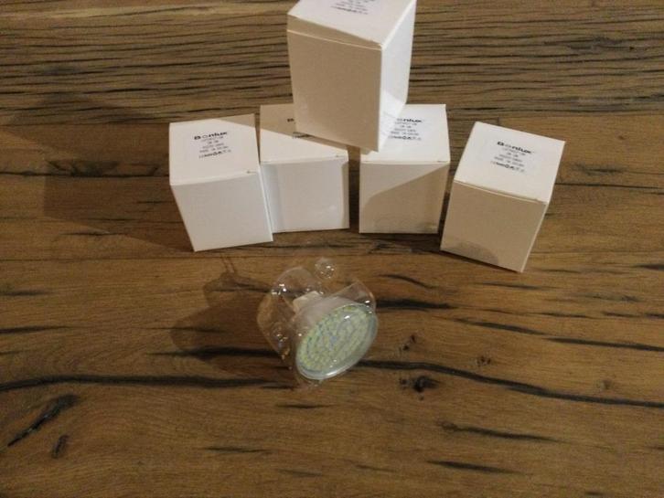 Led lamp Bonlux (5x nieuw ), Huis en Inrichting, Lampen | Losse lampen, Nieuw, Led-lamp, Minder dan 30 watt, Bipin of Steekvoet