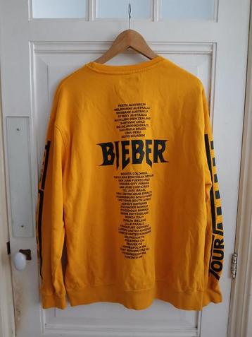 JUSTIN BIEBER TOUR SWEATSHIIRT/FESTIVAL KLEDING/PUKKELPOP beschikbaar voor biedingen
