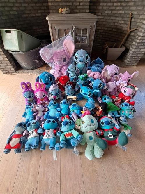 Grote collectie disney stitch angel scrump leroy knuffels, Kinderen en Baby's, Speelgoed | Knuffels en Pluche, Zo goed als nieuw