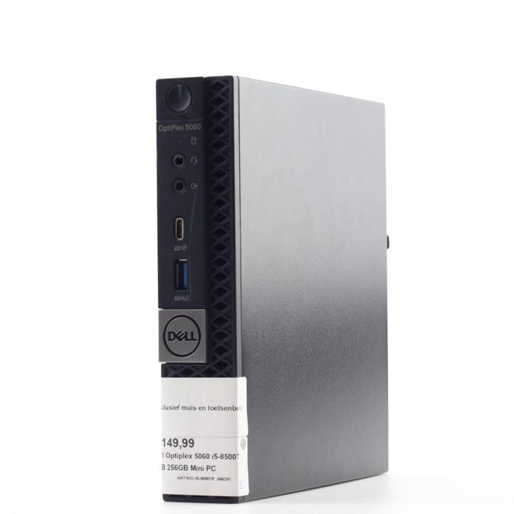 Dell Optiplex 5060 i5-8500T 8GB 256GB Mini PC, Computers en Software, Desktop Pc's, Zo goed als nieuw