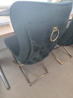4 groene Velvet stoelen SUPER kwaliteit, Ophalen of Verzenden, Zo goed als nieuw, Overige kleuren