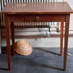 Oud tafeltje met lade ( 81 x 53.5 x 77), Huis en Inrichting, Tafels | Sidetables, Ophalen, Gebruikt, 50 tot 100 cm, 25 tot 50 cm