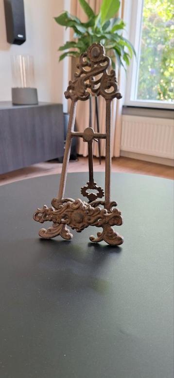Antieke Bronzen Schildersezel / Display Standaard beschikbaar voor biedingen