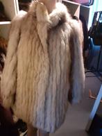 Heerlijke dikke echte polar fox bontjas bont jas bontjasje M, Ophalen of Verzenden, Zo goed als nieuw, Maat 38/40 (M), Wit