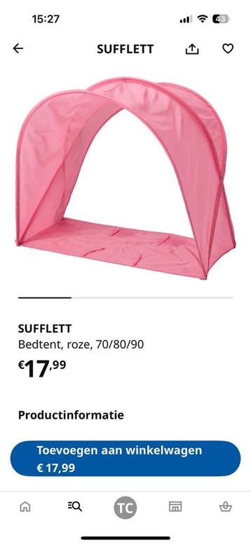 SUFFLETT bedtent beschikbaar voor biedingen