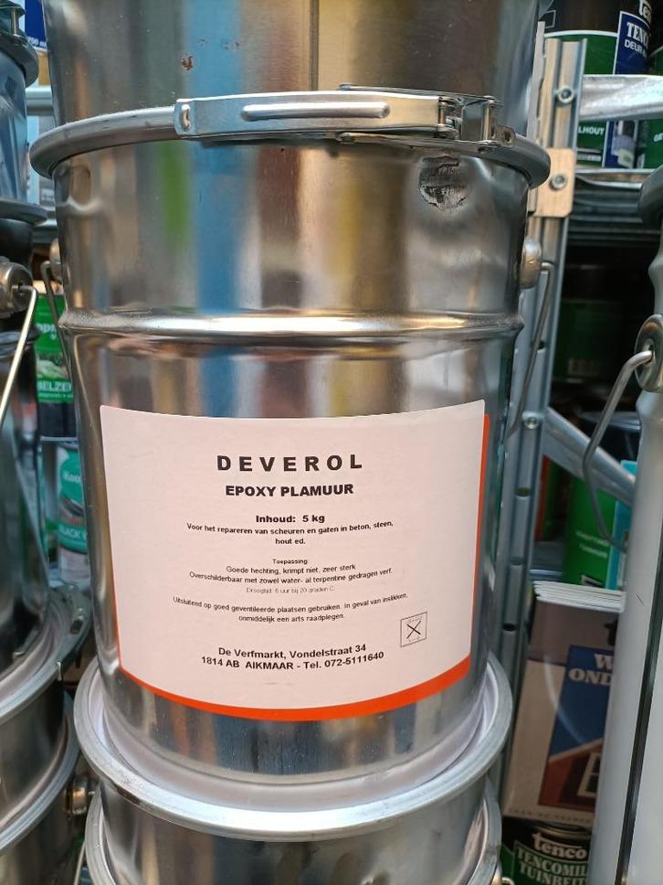 Deverol Epoxy plamuur - 5 kg, Doe-het-zelf en Verbouw, Overige Doe-het-zelf en Verbouw, Nieuw, Ophalen of Verzenden