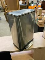 EKO Prullenbak RVS Pedaalemmer 40 Liter, Ophalen, Zo goed als nieuw, Minder dan 50 cm, EKO
