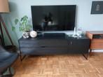 WOOOD tv meubel Silas black night, Ophalen, Zo goed als nieuw, 25 tot 50 cm, Minder dan 100 cm