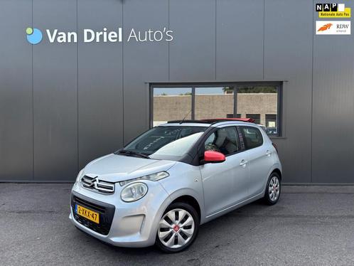 Citroen C1 1.2 PureTech Airscape Shine / Airco / Open dak!, Auto's, Citroën, Bedrijf, Te koop, C1, ABS, Achteruitrijcamera, Airbags