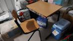Kinder bureau met stoel, Huis en Inrichting, Bureaus, Ophalen, In hoogte verstelbaar, Gebruikt, Bureau