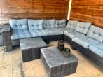 Loungeset, Tuin en Terras, Tuinsets en Loungesets, Gebruikt, Steigerhout, Ophalen of Verzenden, 8 zitplaatsen