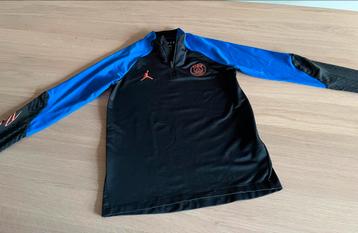 Psg paris saint-germain trainingsshirt 152 blauw zwart beschikbaar voor biedingen