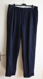 Zuiver scheerwol Dormeuil broek pantalon maat 56 heren, Ophalen of Verzenden, Gedragen, Maat 56/58 (XL), Blauw