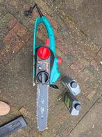 Electrische kettingzaag met olie, Ophalen