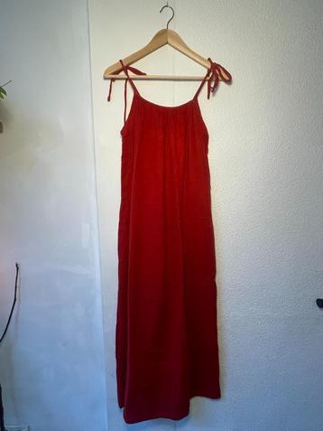 Numero 74 maxi jurk "Mia" in rood, mousseline, size 1 (S+M) beschikbaar voor biedingen