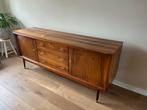 Vintage Mid Century Dressoir 190cm, Huis en Inrichting, Kasten | Buffetkasten, Ophalen, Gebruikt, 150 tot 200 cm, Teakhout