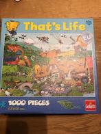 Thats life puzzel 1000 stukjes, Ophalen of Verzenden, 500 t/m 1500 stukjes, Zo goed als nieuw, Legpuzzel