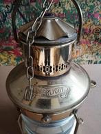 MOOI OUD ZWAAR KOPEREN ANKERLICHT SCHEEPS LAMP 35 CM, Gebruiksvoorwerp, Ophalen of Verzenden, Zo goed als nieuw, X