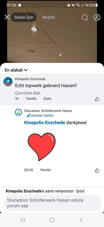 Stucadoor Schilderwerk Hasan Enschede tot 60 km beschikbaar voor biedingen