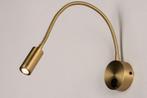 led wandlamp messing goud hal bed tafel schilderij bank lamp, Ophalen of Verzenden, Nieuw, Metaal
