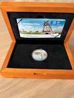 Zilveren 5 Euro Munt - Molen Vijfje 2014, Koningin Beatrix, Zilver, Euro's, Ophalen of Verzenden