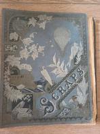 Antiek album met poesieplaatjes eind 19e eeuw, Verzamelen, Poesieplaatjes, Ophalen of Verzenden