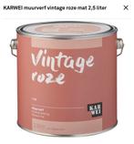 NIEUW || Muurverf karwei Vintage roze 2,5 ltr, Doe-het-zelf en Verbouw, Verf, Beits en Lak, Nieuw, Ophalen of Verzenden, Roze