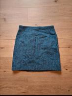 Tweed rok van wol maat 42, Blauw, Maat 42/44 (L), Ophalen of Verzenden, Zo goed als nieuw