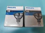 2x Philips Halogeen 12V 20W GU5.3 nieuw, Ophalen of Verzenden, Nieuw, Halogeen (gloei)lamp