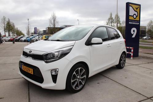 Kia Picanto 1.0 CVVT Design Edition Leder, Clima, Navi-Camer, Auto's, Kia, Bedrijf, Te koop, Picanto, ABS, Achteruitrijcamera