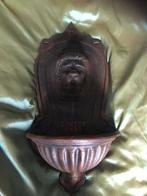 Metalen fontein met leeuw 50 cm, Antiek en Kunst, Ophalen of Verzenden
