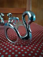 4 mooie servetringen met zwanen, samen €17,50., Antiek en Kunst, Curiosa en Brocante, Ophalen of Verzenden