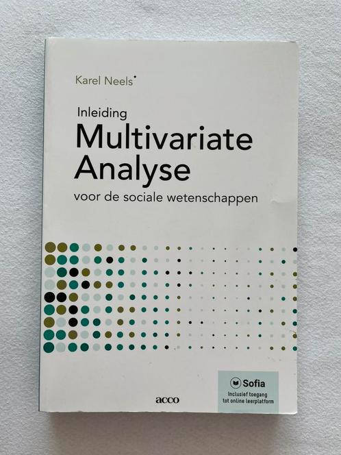 Karel Neels - Inleidng Multivariate analyse, Boeken, Wetenschap, Zo goed als nieuw, Sociale wetenschap, Ophalen of Verzenden