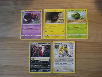 5 Pokémon kaarten