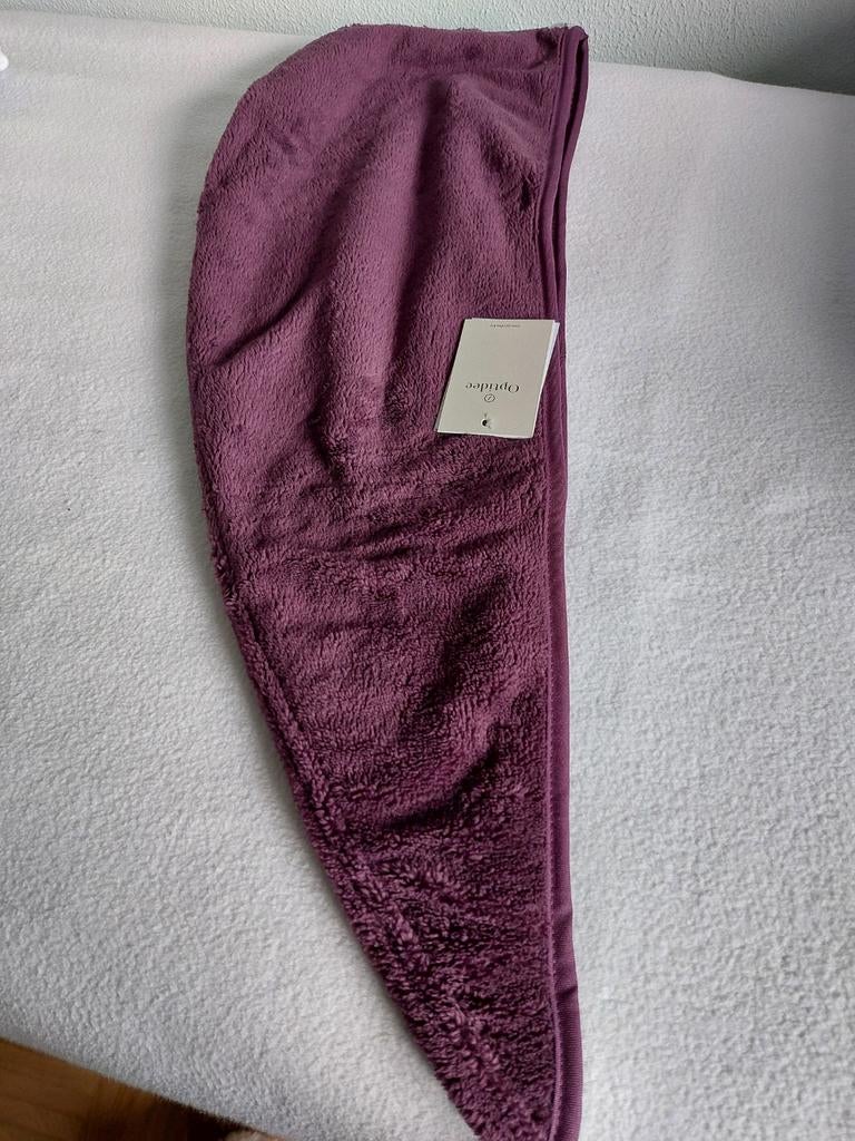 Optidee Optipluche haartulband - Aubergine - Nieuw, Huis en Inrichting, Ophalen of Verzenden