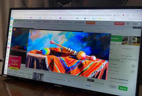 Salora TV scherm. PC/Game scherm. 39 inch 100cm, Audio, Tv en Foto, Televisies, Zo goed als nieuw, 80 tot 100 cm, Overige merken