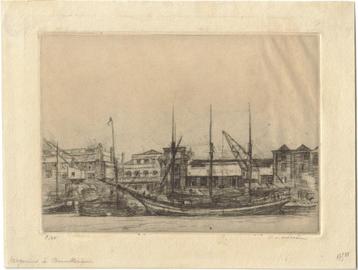 Pierre Louis Moreau ets "Magasins à Dunkerque", gesigneerd beschikbaar voor biedingen