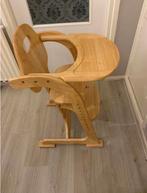 Tiamo Houten Kinderstoel - Meegroeistoel, Ophalen, Gebruikt, Meegroeistoel, Afneembaar eetblad