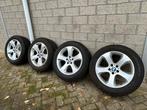 Bmw X5 E53 set van 4 velgen 19” met winterbanden, Gebruikt, 255 mm, Banden en Velgen, Winterbanden