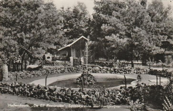 HELLENDOORN De Elf Provinciën Sprookjestuin, Verzamelen, Ansichtkaarten | Nederland, Gelopen, Overijssel, 1960 tot 1980, Verzenden