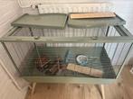 Hamsterkooi met toebehoren, Dieren en Toebehoren, Knaagdieren en Konijnen | Hokken en Kooien, Ophalen, Kooi, 110 cm of meer, Zo goed als nieuw