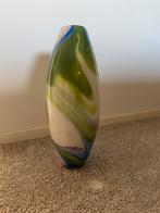 Te koop prachtige vaas Gouds Glas, Huis en Inrichting, Woonaccessoires | Vazen, Ophalen, Zo goed als nieuw, Glas, Minder dan 50 cm